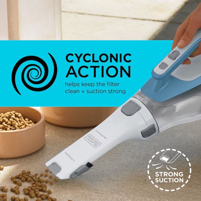 BLACK+DECKER Dustbuster(R) Hand Vacuum (White) – CHV1410L