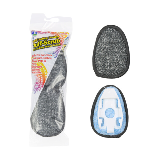 CLEARANCE Tuff-Scrub Microfiber Wand Refill Sponge Pads, Highest Quality 8 Pads