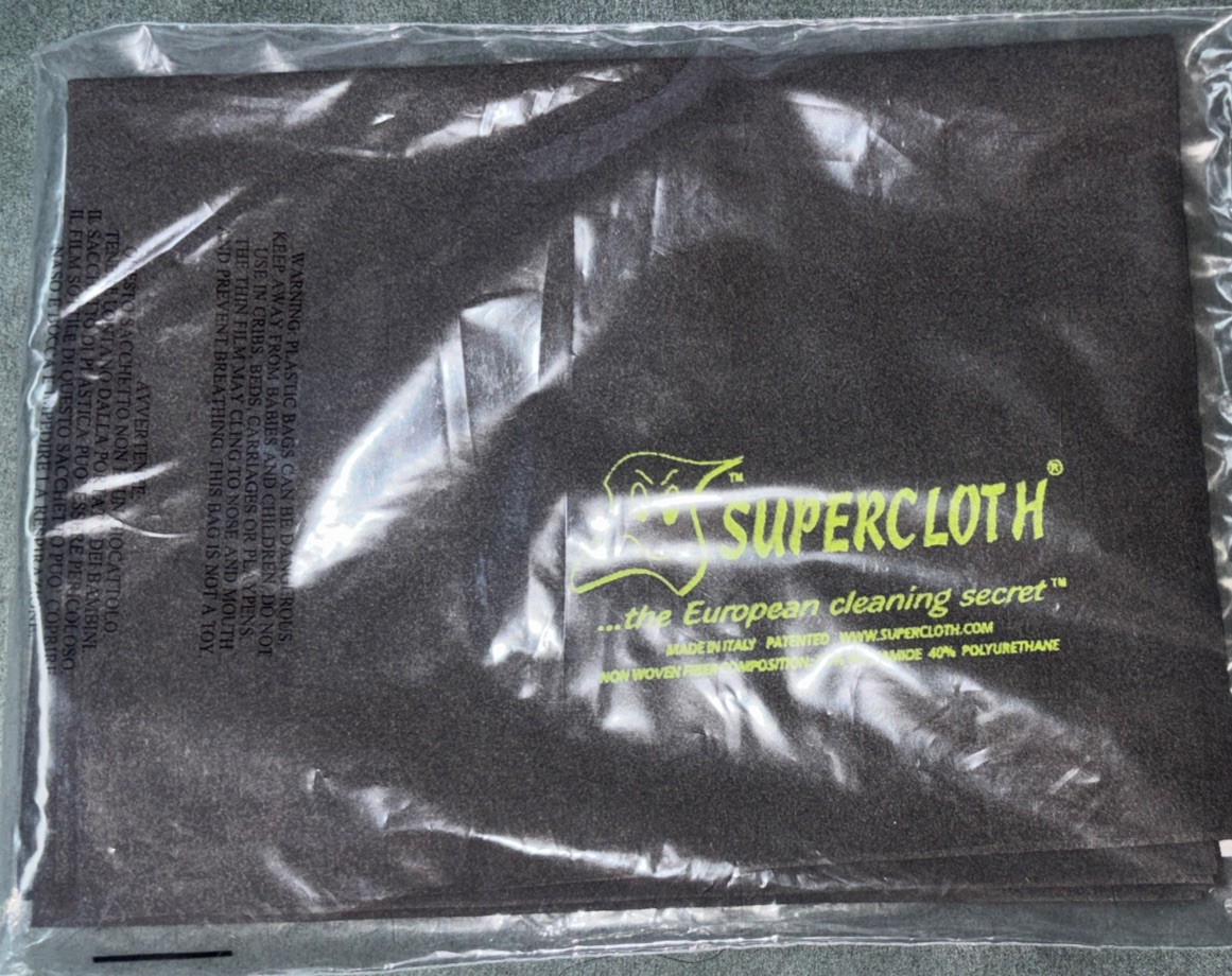 SuperCloth Cleaning Secret Made In Italy 18″x14″ European Cleaning New