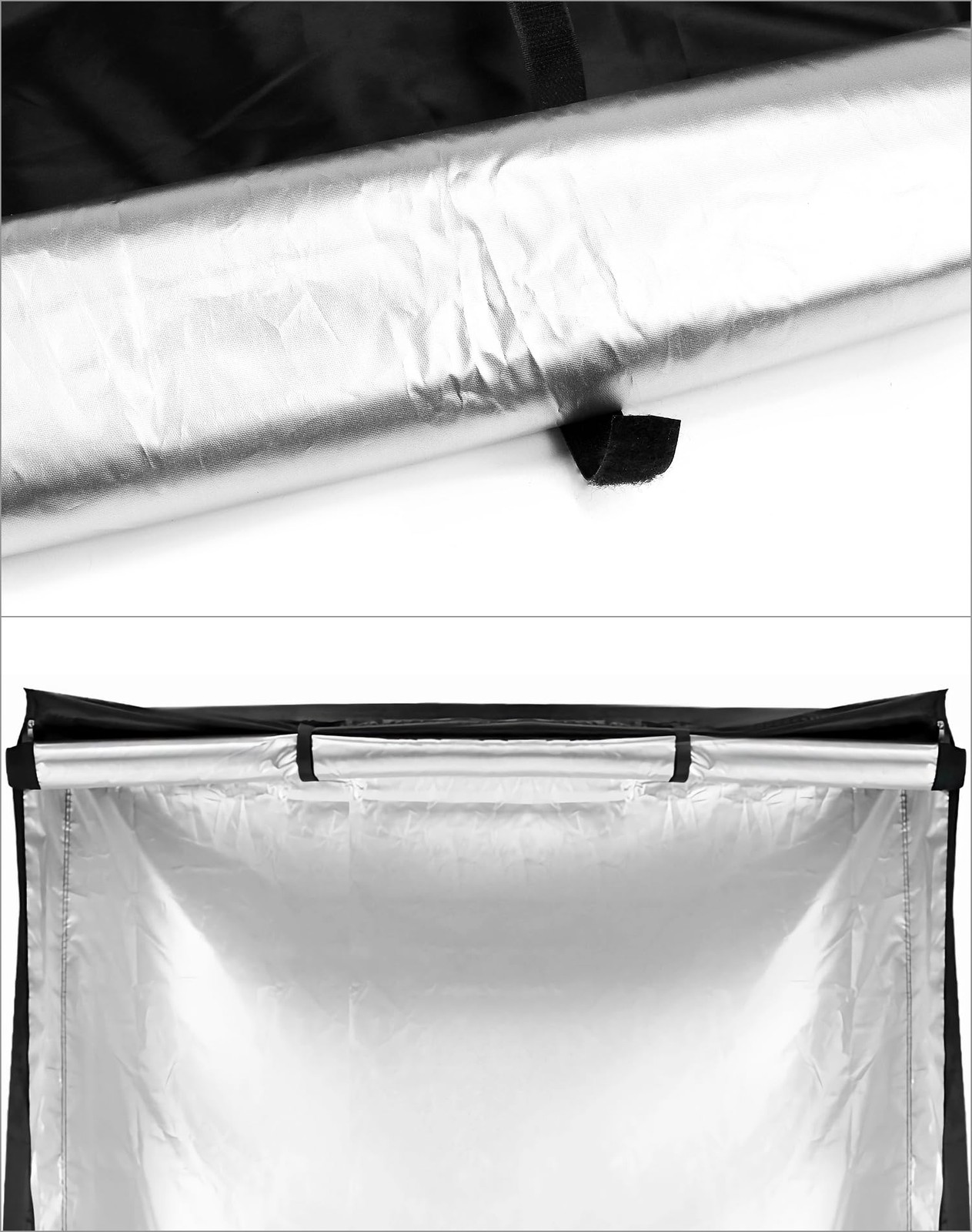 QWORK Wire Rack Cover – 60″x24″x72″, Oxford Cloth, Keeps 1 Pack