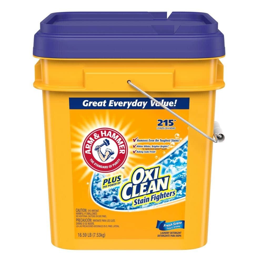 Arm & Hammer Plus Oxiclean HE Laundry Detergent Fresh Scent,16.59 lbs ✅