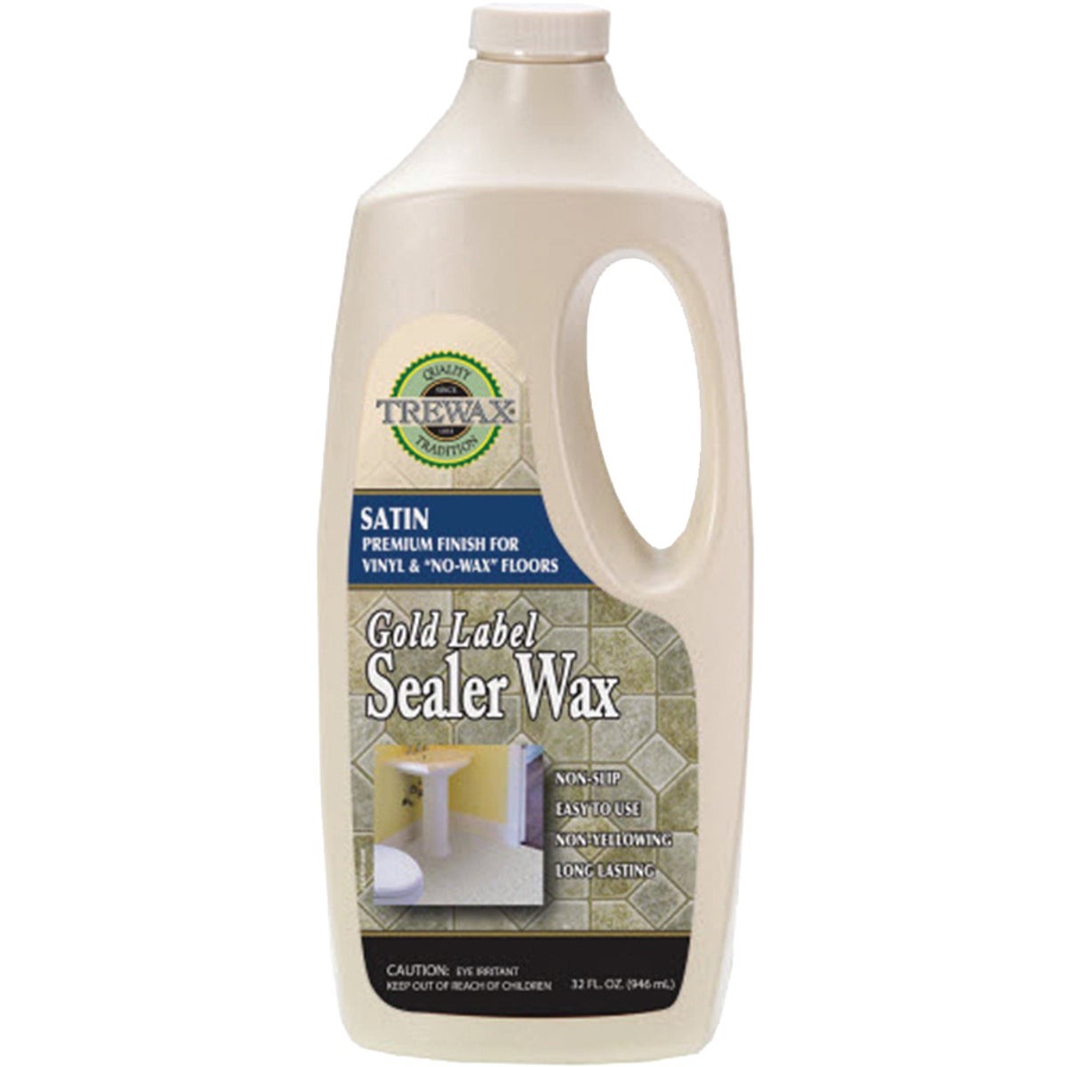 Trewax 32 Oz. Gold Label Satin Floor Sealer Wax 887130027 Trewax 887130027