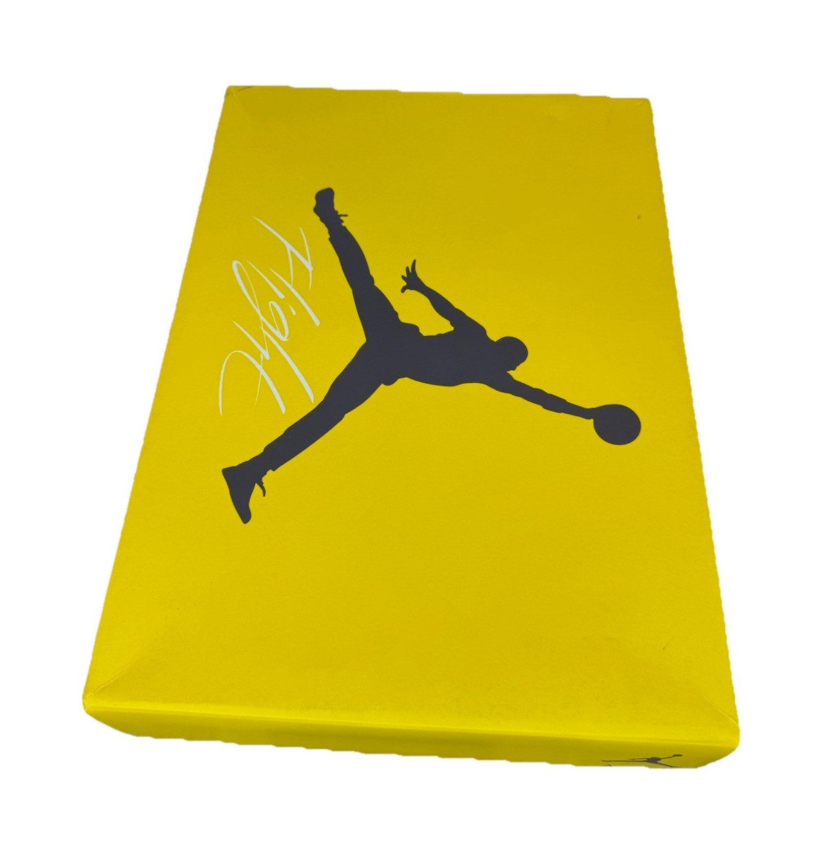 Nike Air Jordan 4 Retro Yellow Gray Speckled Lidded Cardboard Storage Box ONLY