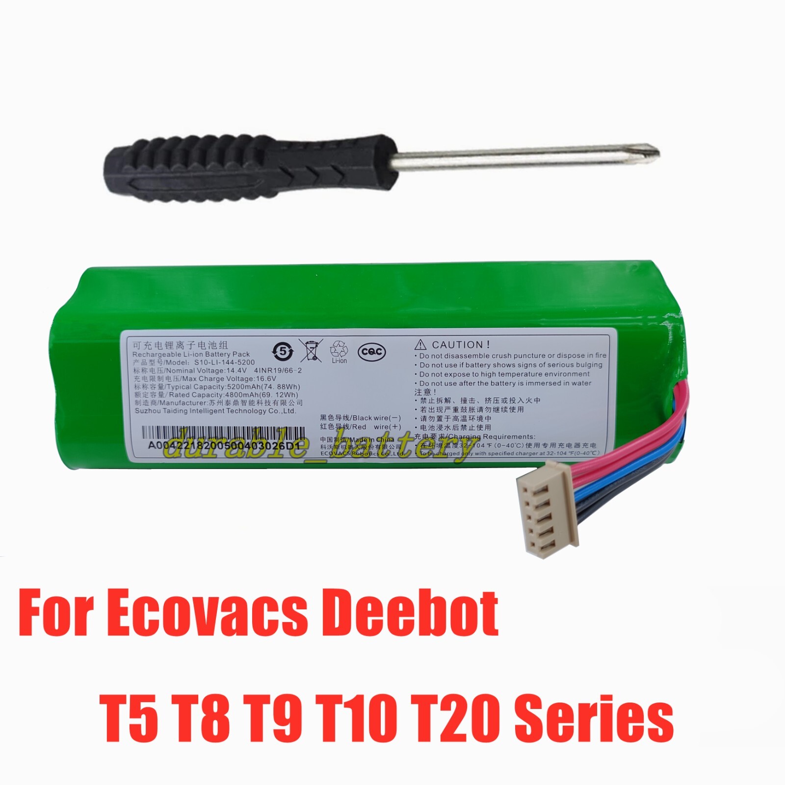 New Battery For Yeedi vac / max / vac 2 pro Vac Station Robot Vacuum & Mop