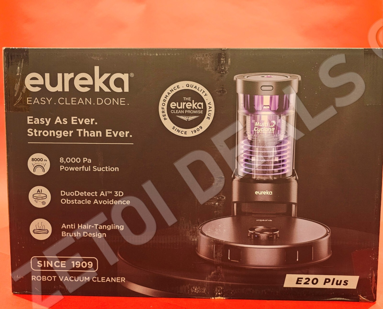 **BRAND NEW** Eureka E20 Plus w/ Bagless Self Emptying Station ROBO VACUUM