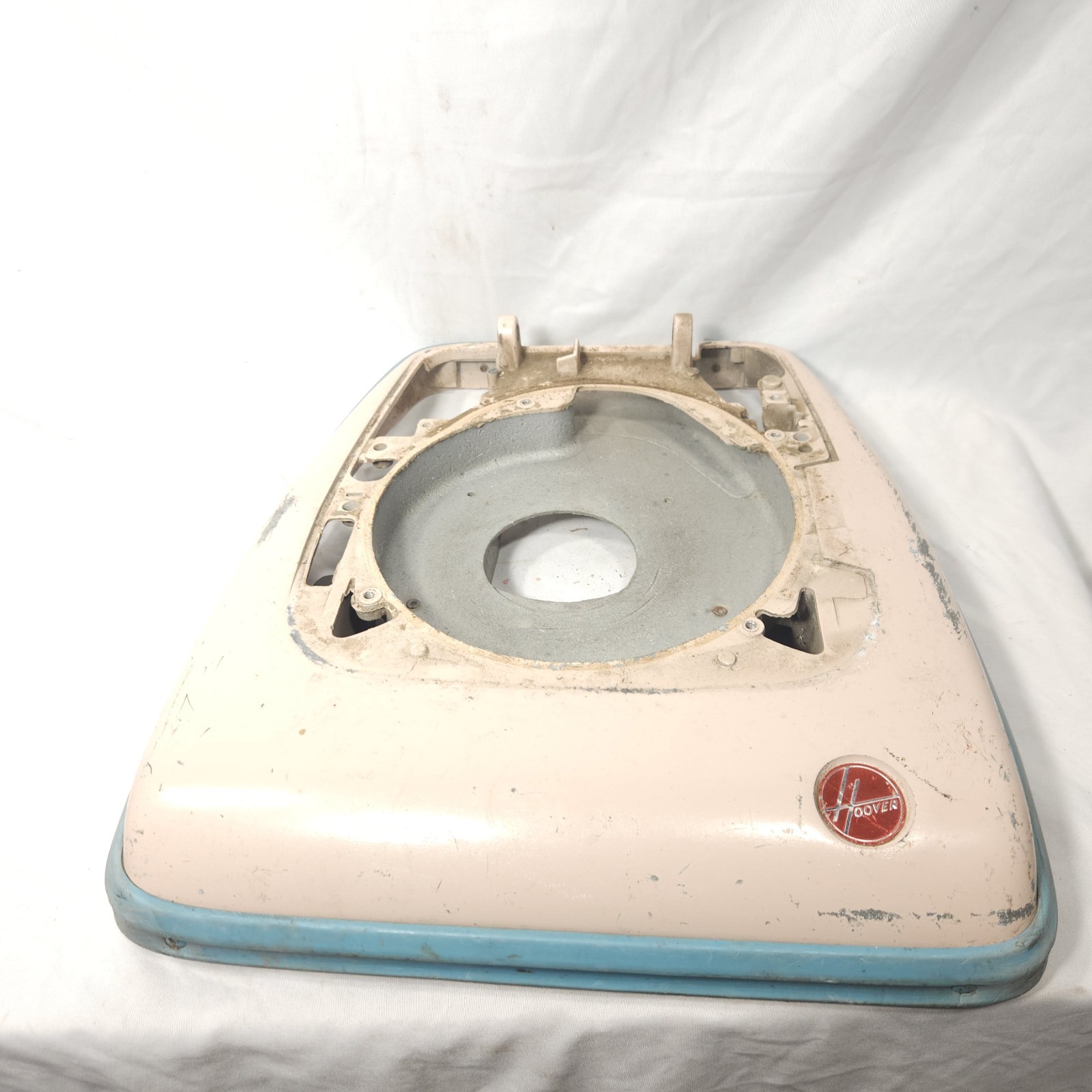 Vintage Hoover 344 Convertible Vacuum Cleaner Part Metal Housing Blue Bumper