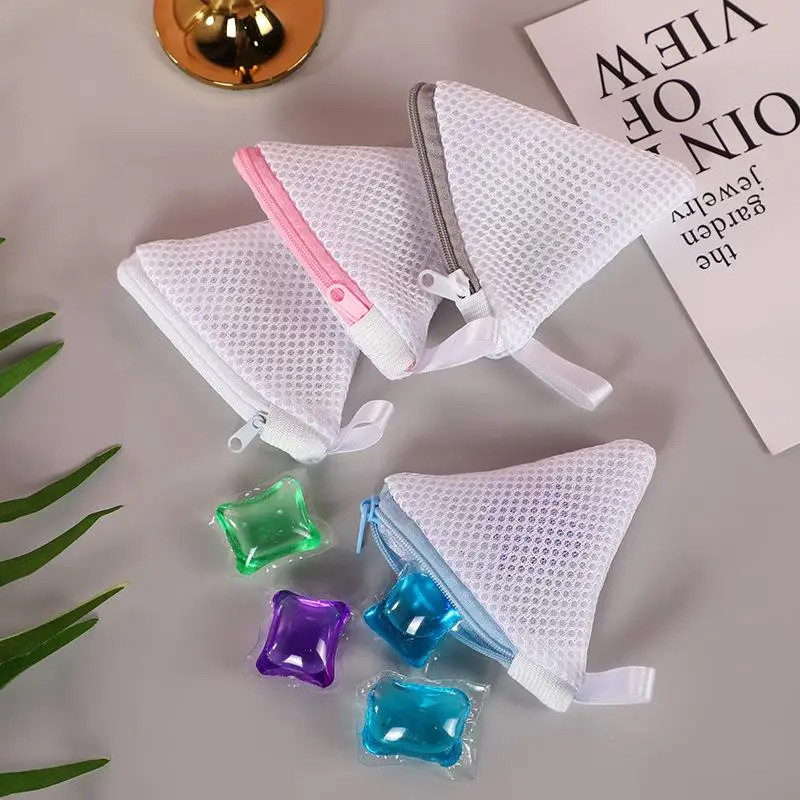 1pcs 10x10cm Laundry Sock & Small Item Storage Bags With Zipper Closure – Heavy-