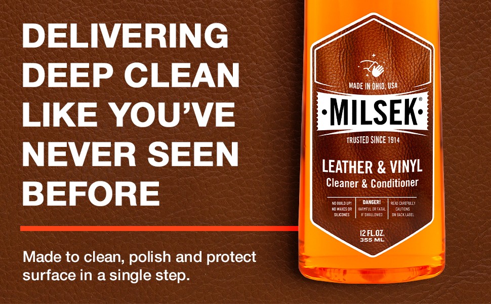 Leather & Vinyl Cleaner & Conditioner – Cleaning Supplies for Leather Home