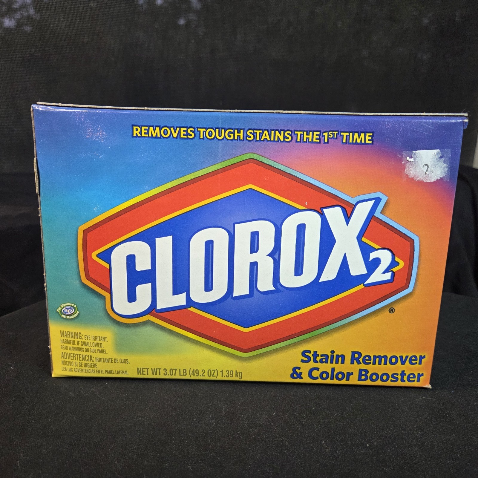 Clorox 2 Stain Remover & Color Booster 49.2 Oz Unopened NOS Full Box