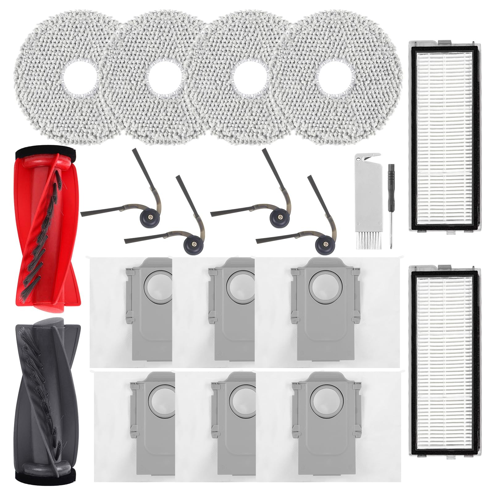 20 Pack Qrevo S5V Accessories Replacement Parts for Roborock Qrevo S5V /Curv/…