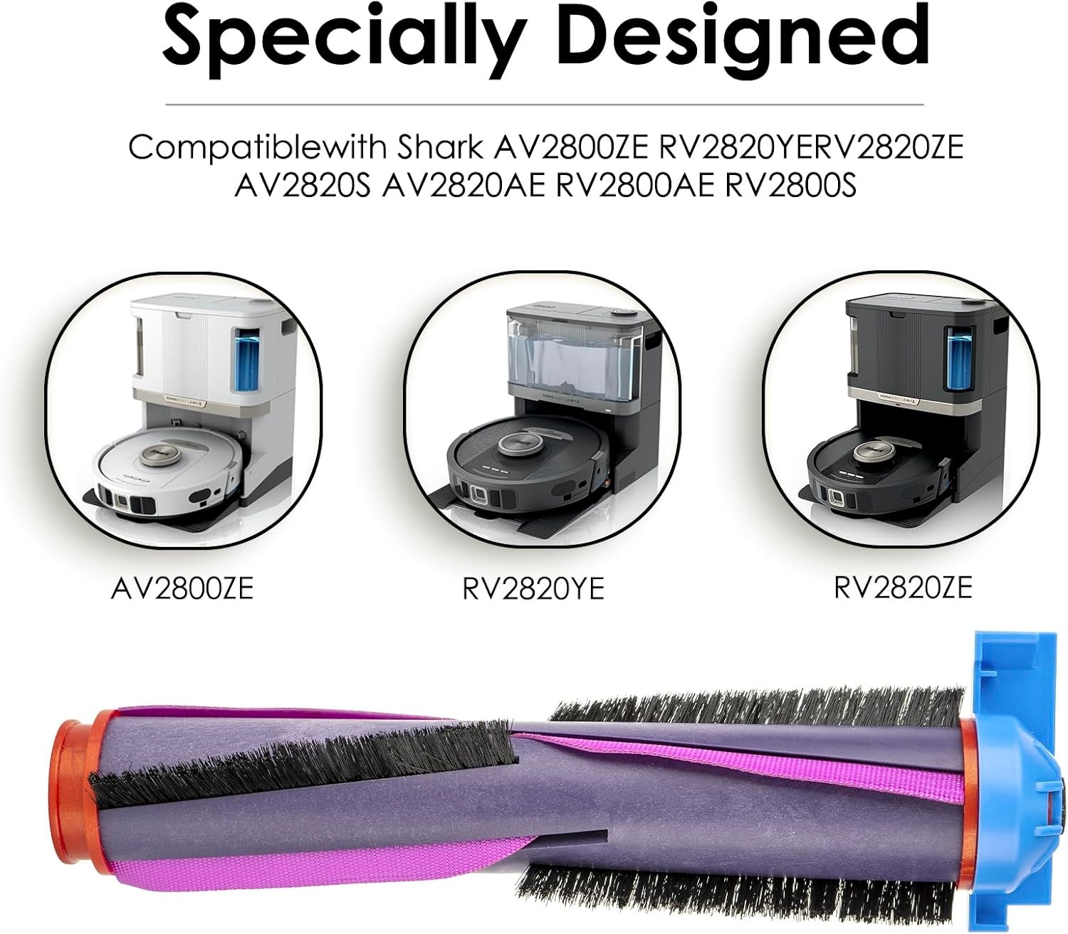 2 Pack UR2650WS AV2800ZE Replacement Roller Brushes for Shark UR2650WS AV2800ZE