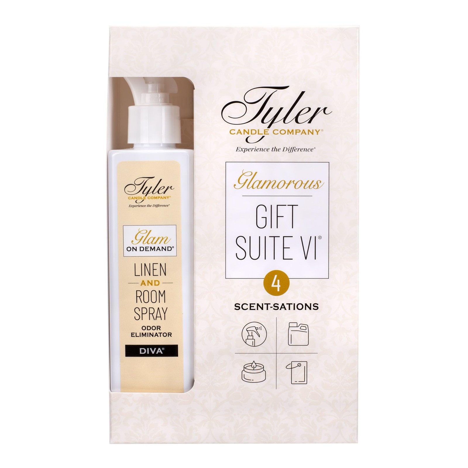 – Diva Glamorous Gift Suite VI – (On Demand Room Spary, Glamorous Wash, Jar C…