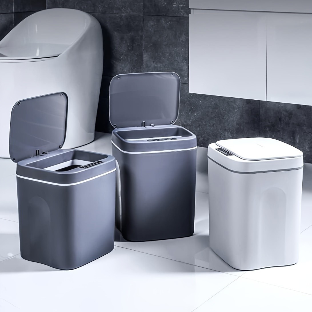 Touchless Bin Trash For Kitchen Bedroom 12L,Trash cans for household purposes