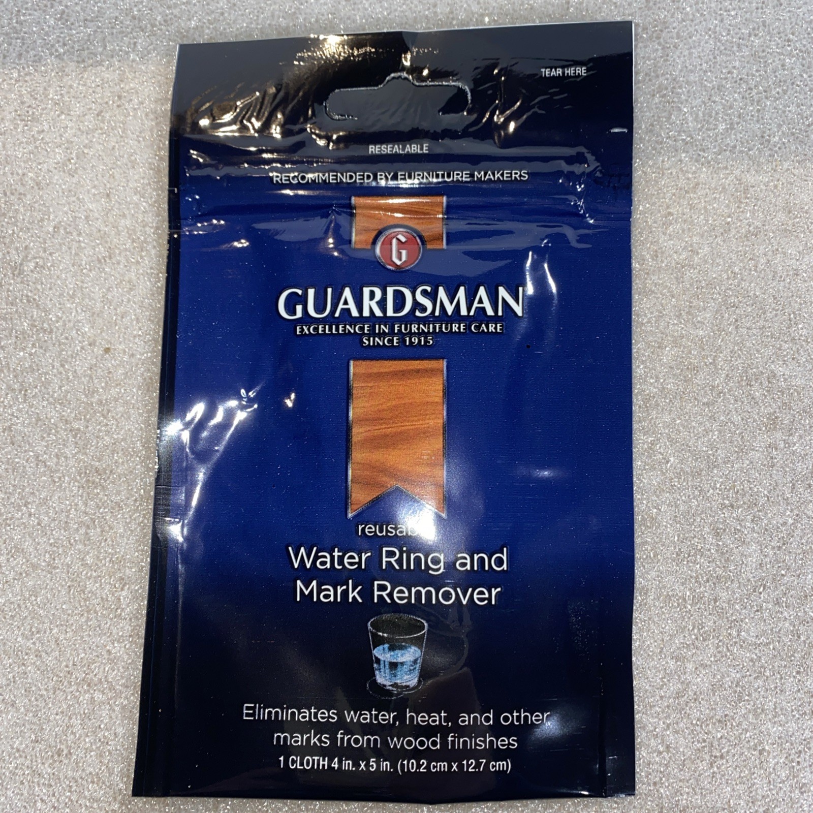 Guardsman Reusable Water Mark/Ring Remover Cloth Wood Cleaner Lot Of 3
