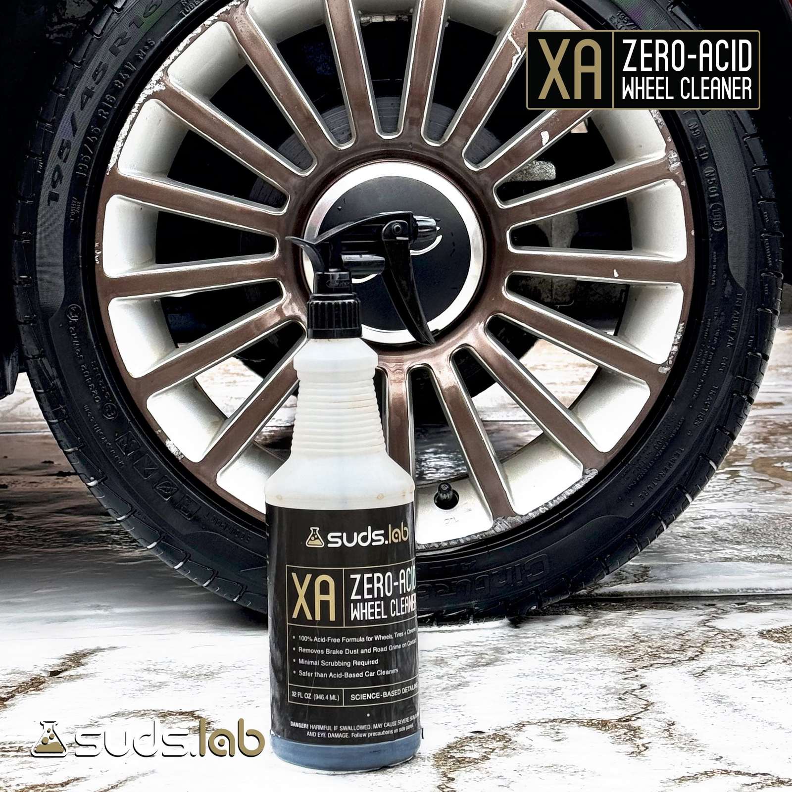 NEW, XA Zero-Acid Wheel Cleaner 32 oz.