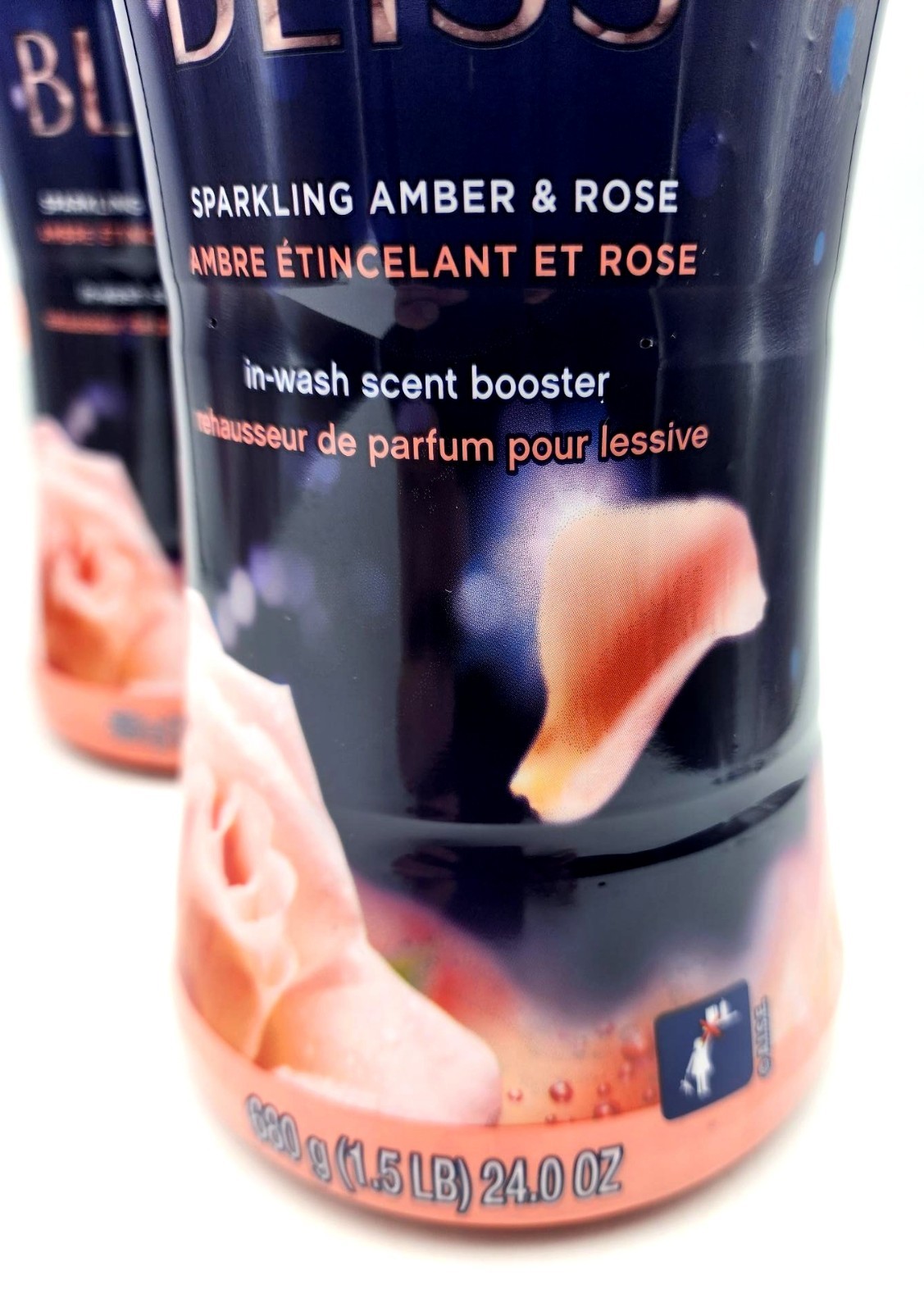 Downy Infusions BLISS Sparking Amber&Rose In Wash Scent Booster Bead HUGE 24 oz