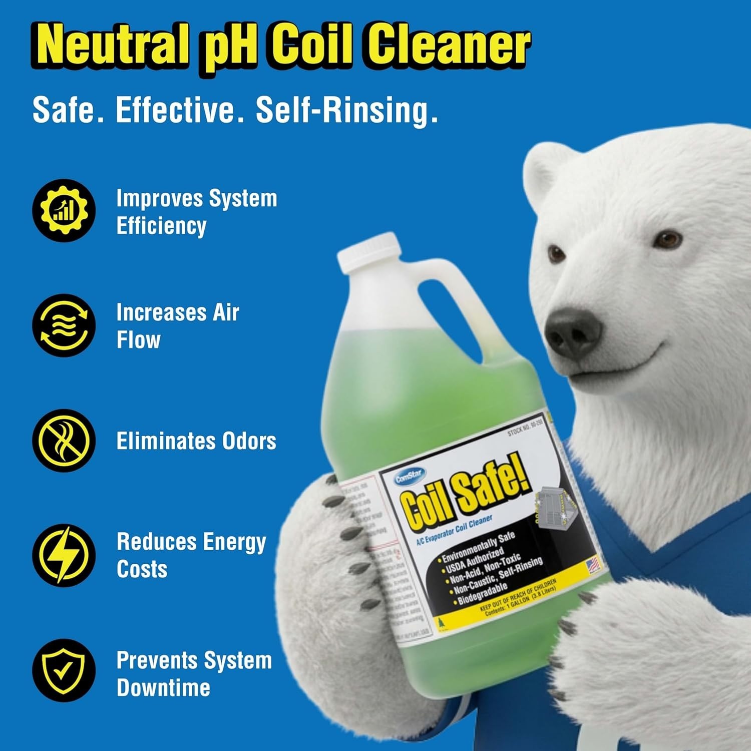 Coil Safe Non-Toxic Cleaner – Commercial/Residential