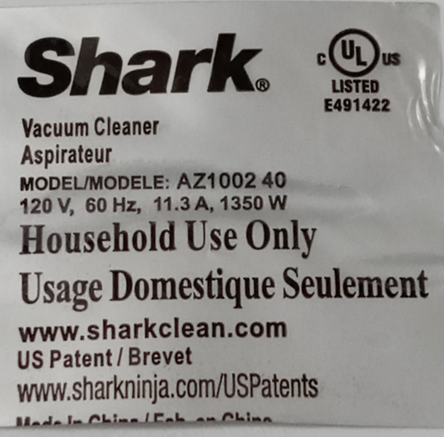Shark AZ1002 APEX DuoClean Zero-M Vacuum Cleaner, Power Cord Wrap Lower Position