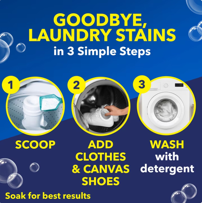 4 Pack OxiClean Versatile Stain Remover Powder, Around the Home&Laundry,5 lb Pk