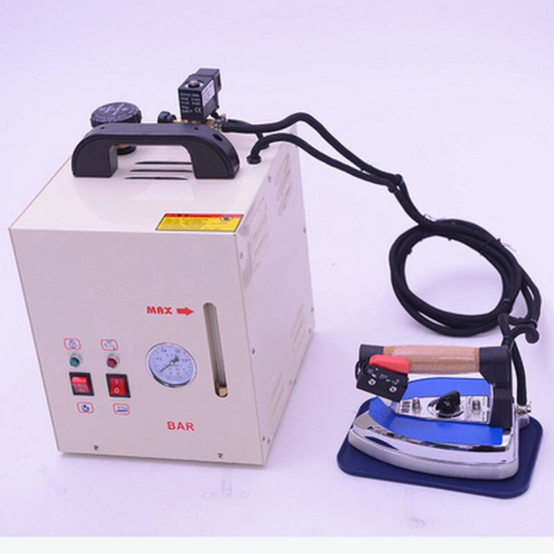 1600W Industrial Steam Iron Curtain Electric Iron Boiler Pressurized w/ 4L Tank