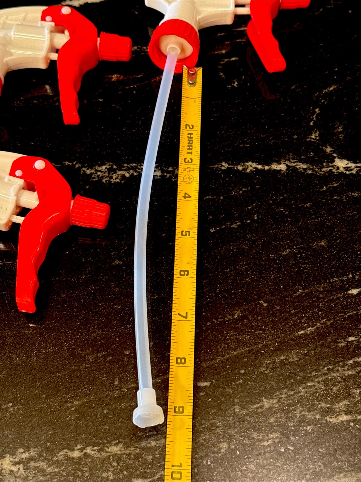 28-400 White w/ Red Trim Replacement Trigger Chemical Sprayer Nozzles 6 pk, 28mm