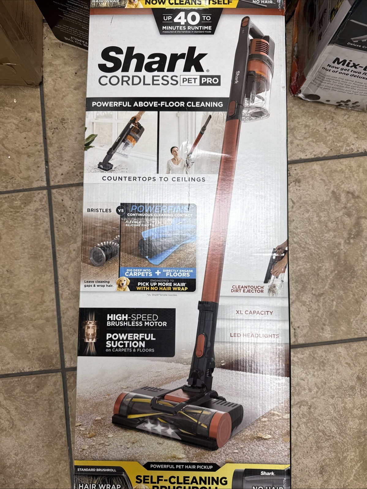 SHARK WZ250 RD pet pro cordless stick vacuum cleaner RED