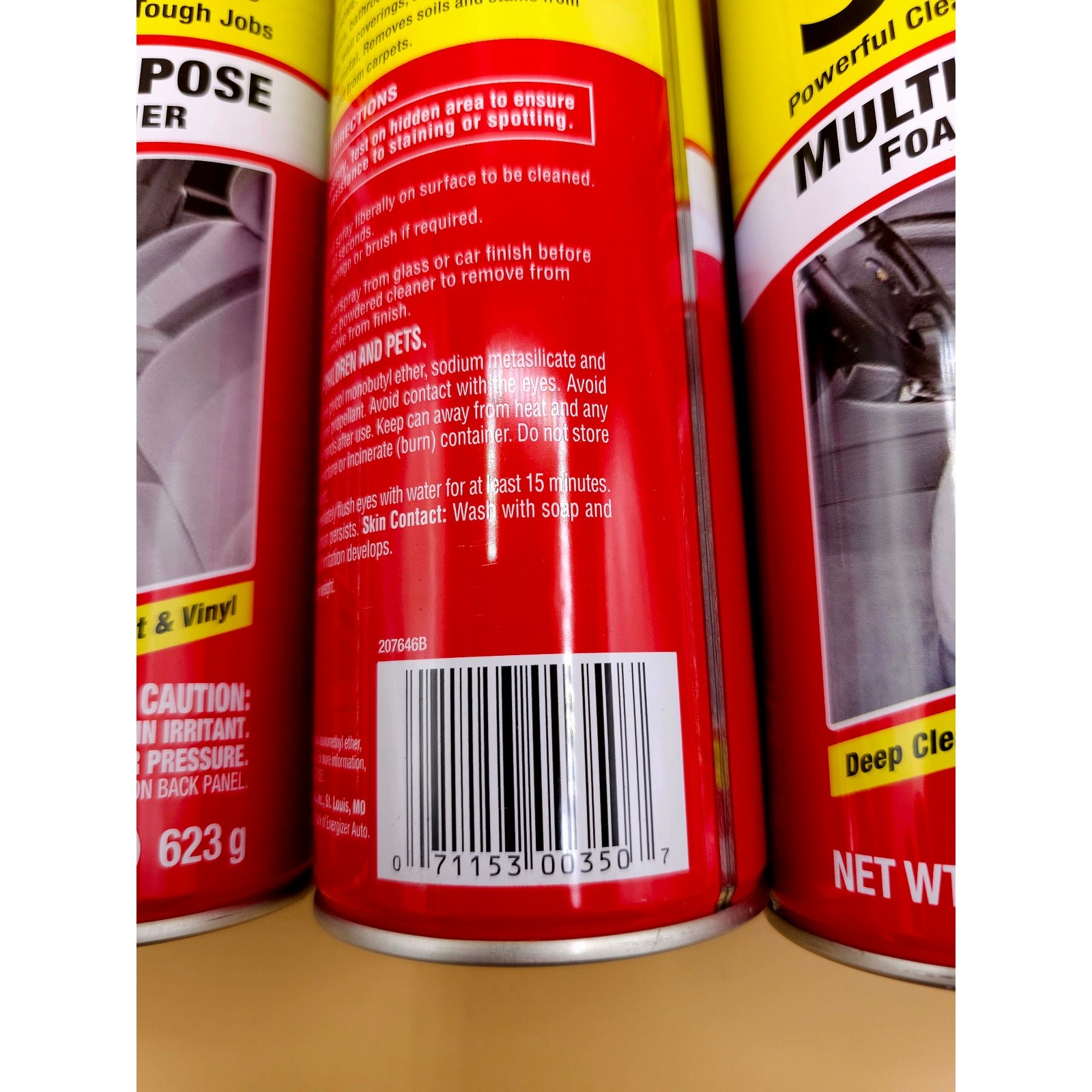 6 Pack Tuff Stuff Multi Purpose Foam Cleaner 22oz – Car Interior & Home – New