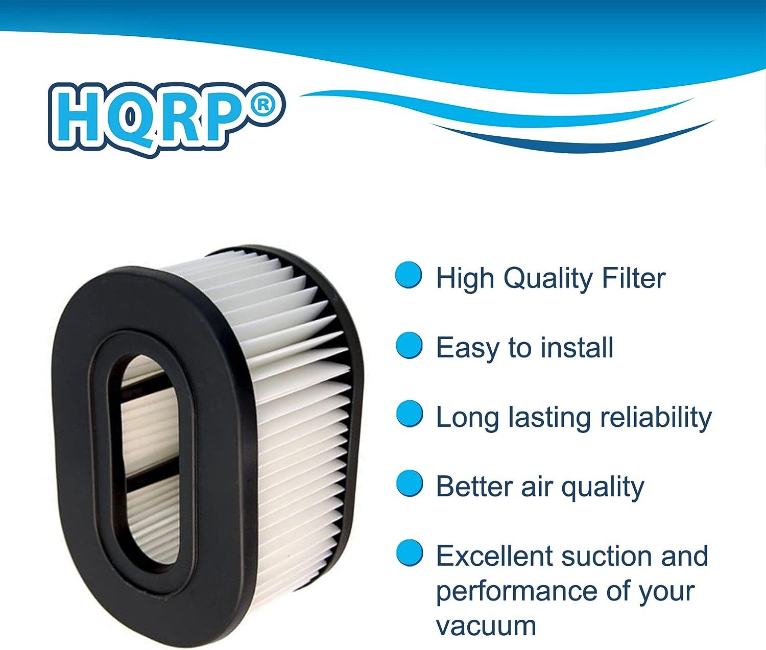 Washable & Reusable Hepa Filter for Hoover TurboPOWER & Foldaway U Series Vacuum