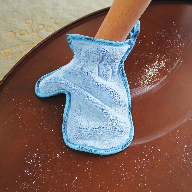 BRAND NEW Norwex Lavender Dusting Mitt Microfiber w/ BacLock FAST FREE SHIPPING