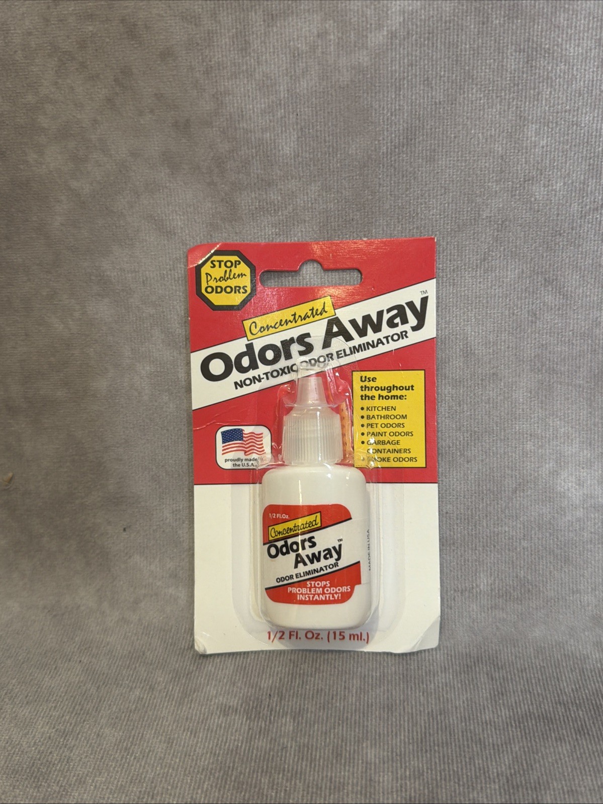 Odors Away Dropper Concentrated Odor Eliminator Neutralizer 1/2 fl oz Non-Toxic