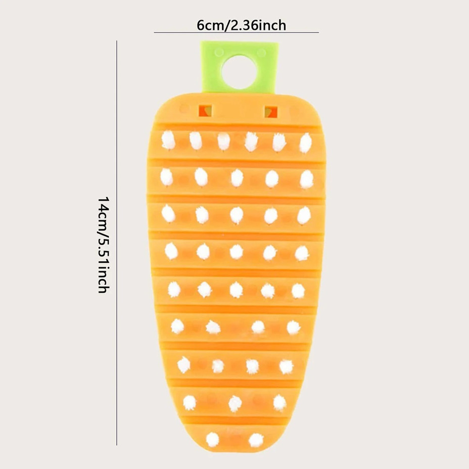 1 pc Flexible Fruit Vegetable Cleaning Brush Soft Kitchen Scrubber