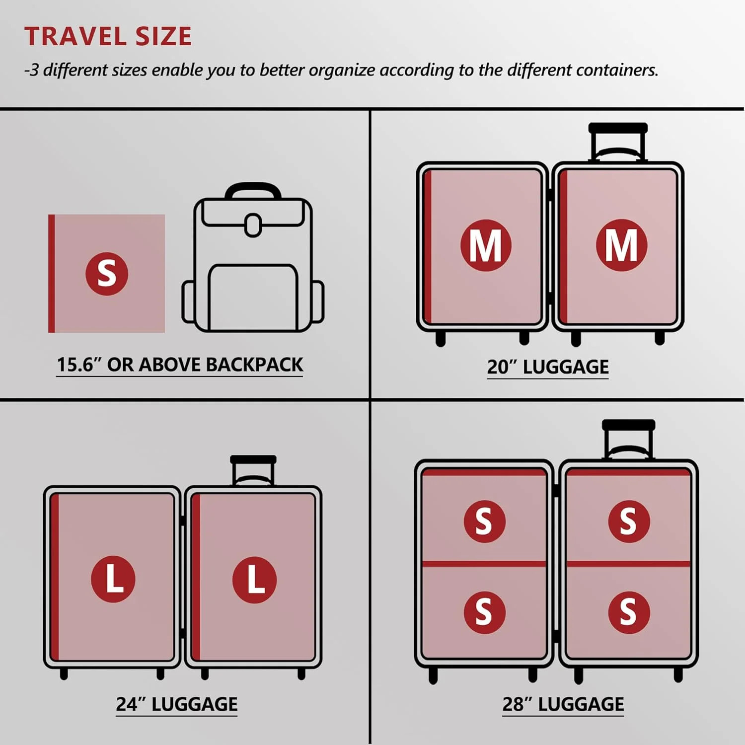 Travel Vacuum Bags for Clothing with Rechargeable Electric Pump, Compression Pac