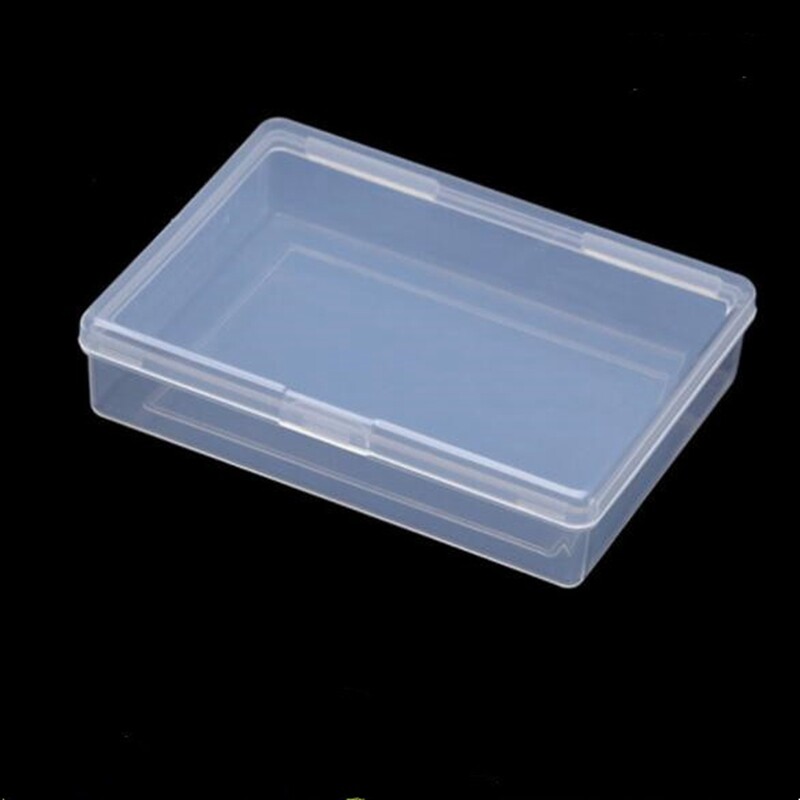 4pcs 10*7cm Playing Cards Container Storage Case Transparent Plastic Boxes