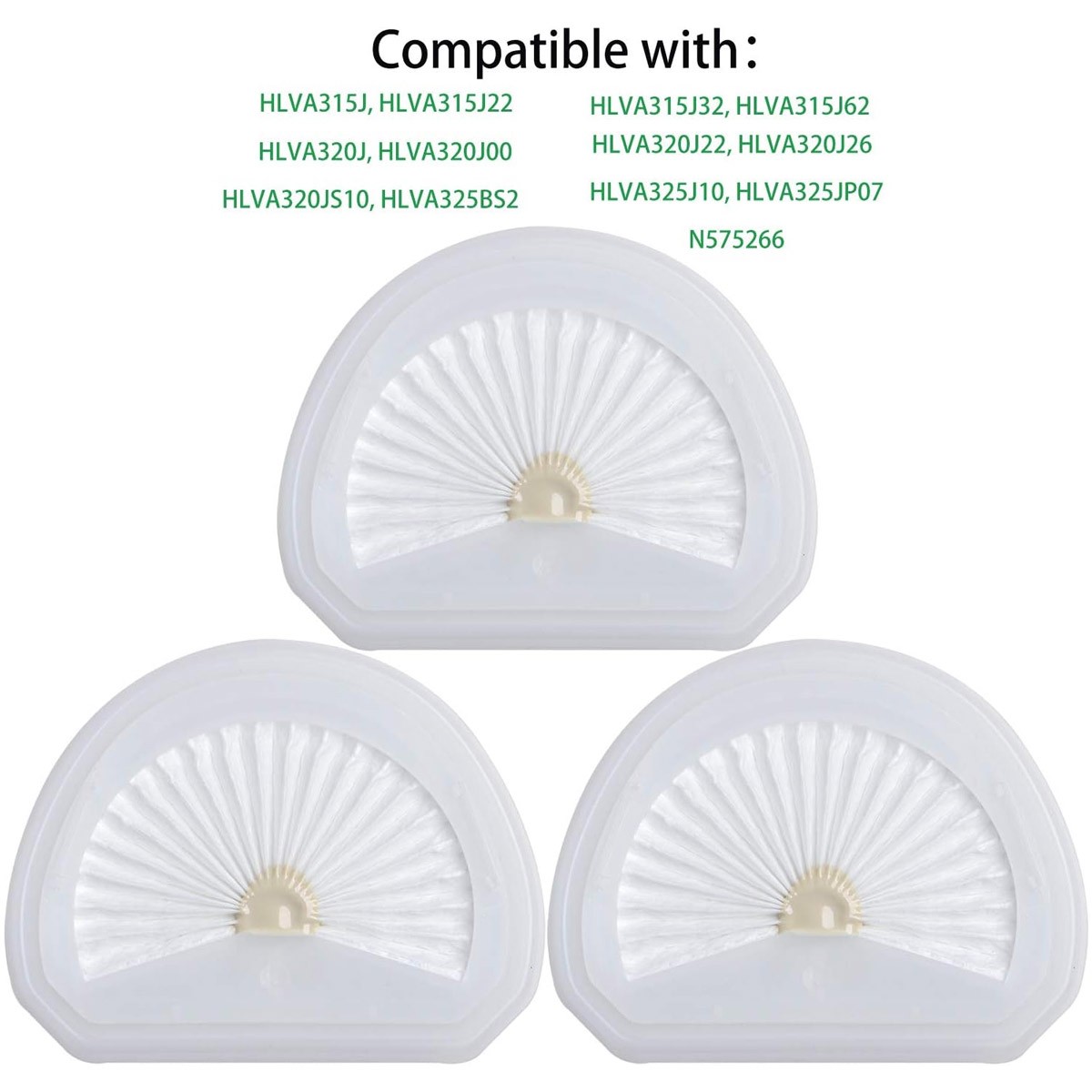 4-Pack Filter VLPF10 for Black + Decker HLVA Series Dustbuster Hand Vacuums