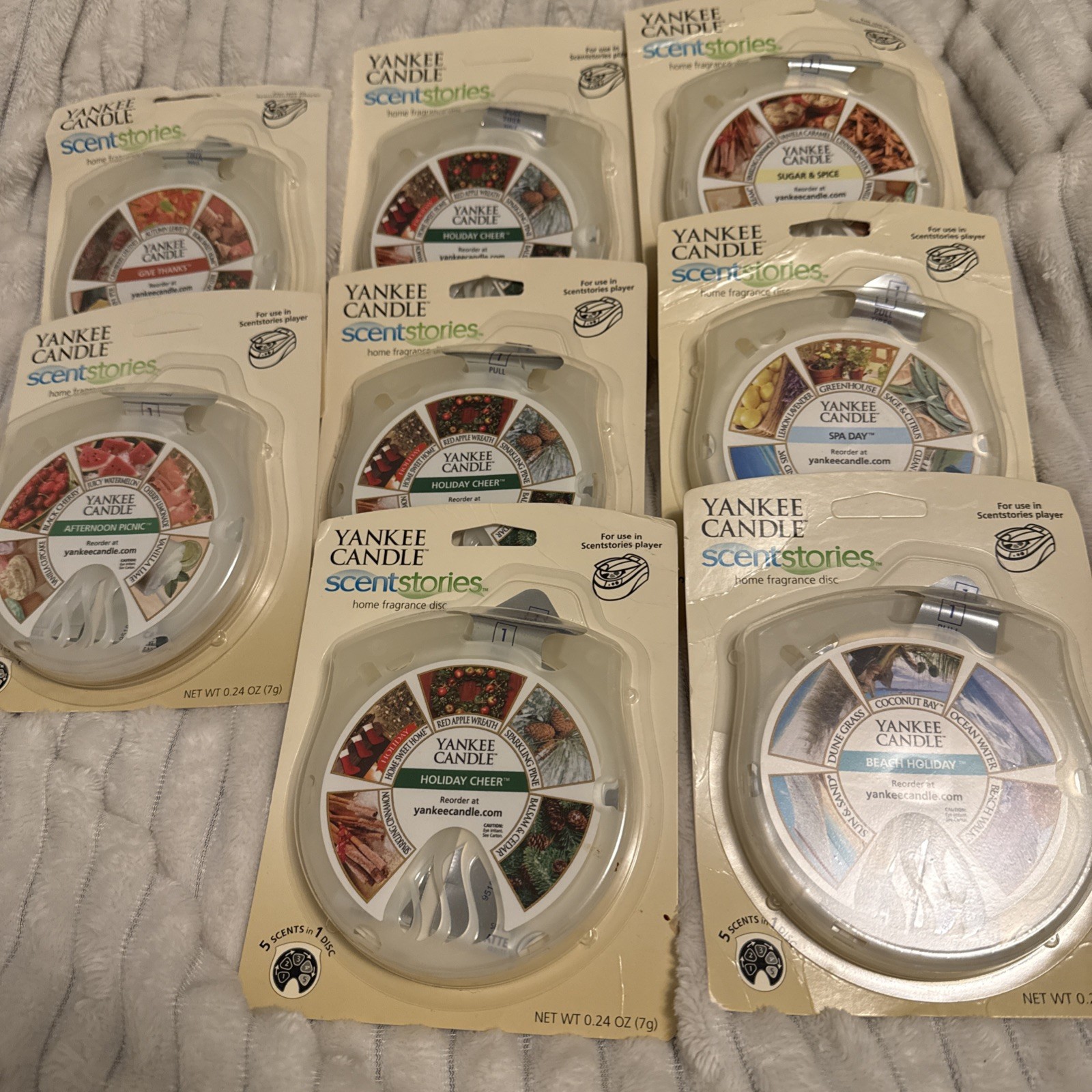 Febreze Scent Stories mixed scents Dis New LOT of 8 VTG
