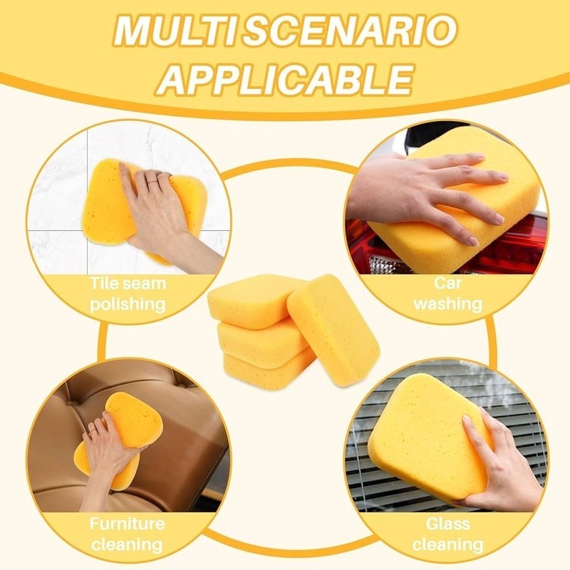 Heavy Duty Absorbent Sponge Multi-Purpose Cleaning Automotive Boat Grout Pottery