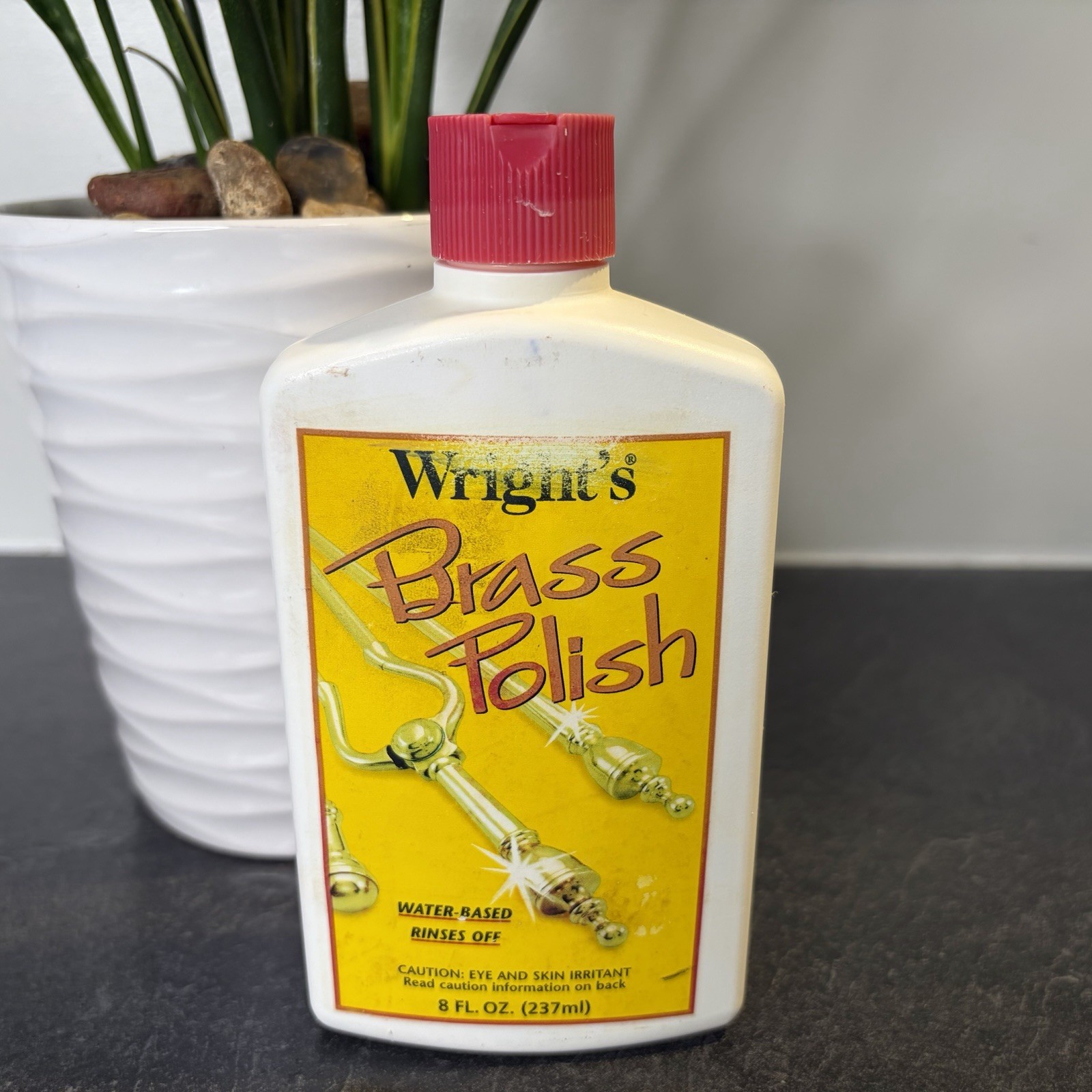Wright’s Brass, Copper, Pewter, Chrome & Bronze Polish 8 oz UNUSED