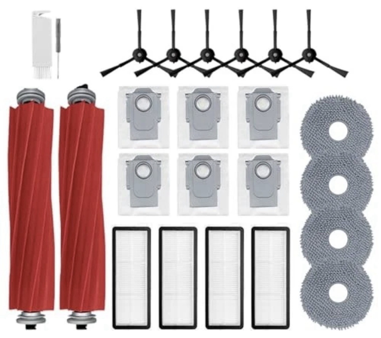 24Pcs Qrevo S Accessories Kit Replacement for Qrevo Master/ P10s Pro / V20