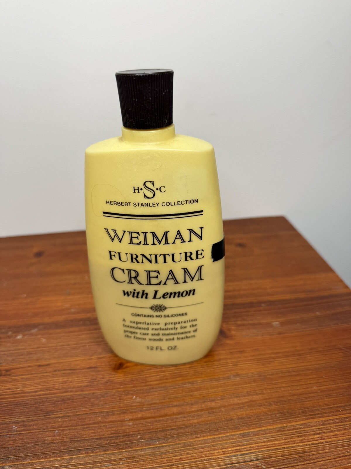 WEIMAN Furniture Cream with Lemon Oil, 8 fl oz. Discontinued Half Full
