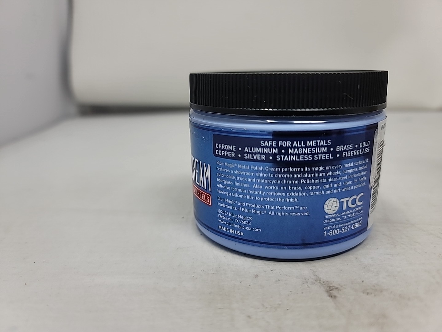 BLUE MAGIC Metal Polish Cream Tub – CHROME & ALUMINUM MAG WHEELS