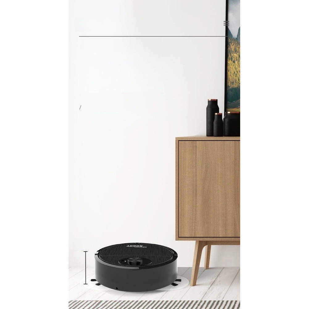 Ultra Thin 5.4cm Robot Vacuum Cleaner Mop Sweeper for Home 18×5.4x18cm