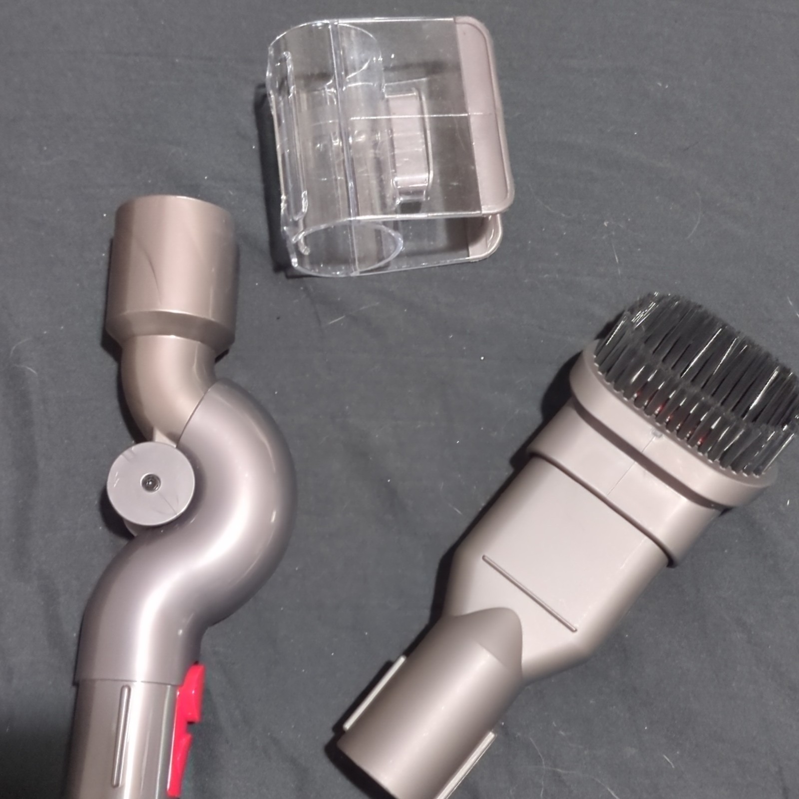 For Dyson Universal Vacuum Tool Attachment Set 3pc Gray Plastic Brush Head