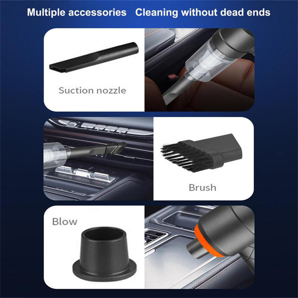 6000W Mini Vacuum Cordless Handheld Car Vacuum Cleaner Dust Buster Air Blower US