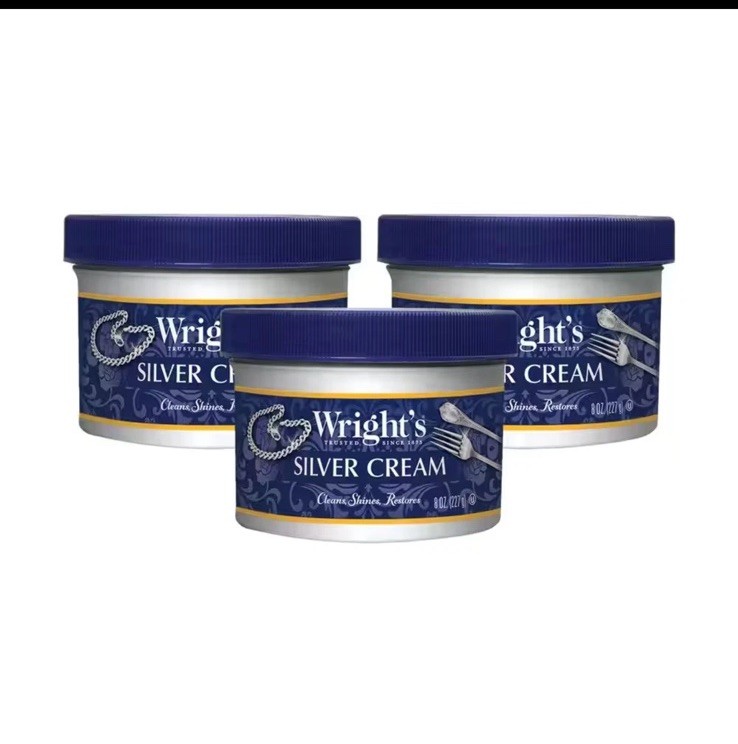 Wright’s Silver Cleaner and Polish Cream – 8 Oz 3 PACK