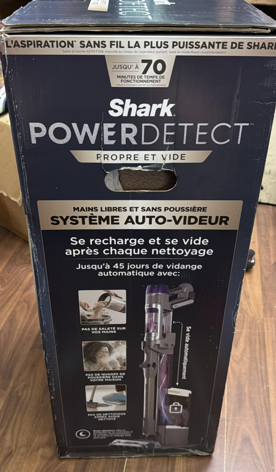 Shark PowerDetect Clean & Empty Cordless Stick Vacuum IP3251C Brand New