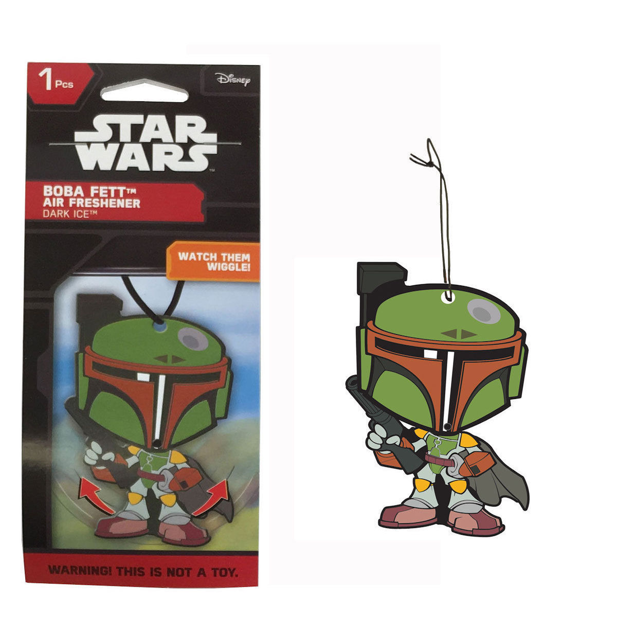 Star Wars Boba Fett Car Accessories – Boba Fett Air Freshener Wiggler (1 Piece)