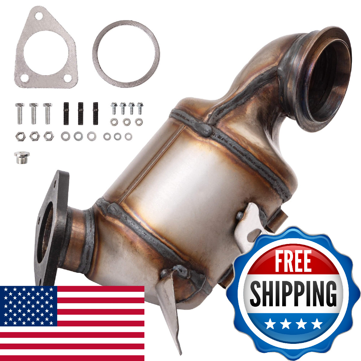 Wrynrqw 1.4L Catalytic Converter Kit Compatible Chevy Cruze 2011-2016 Sonic