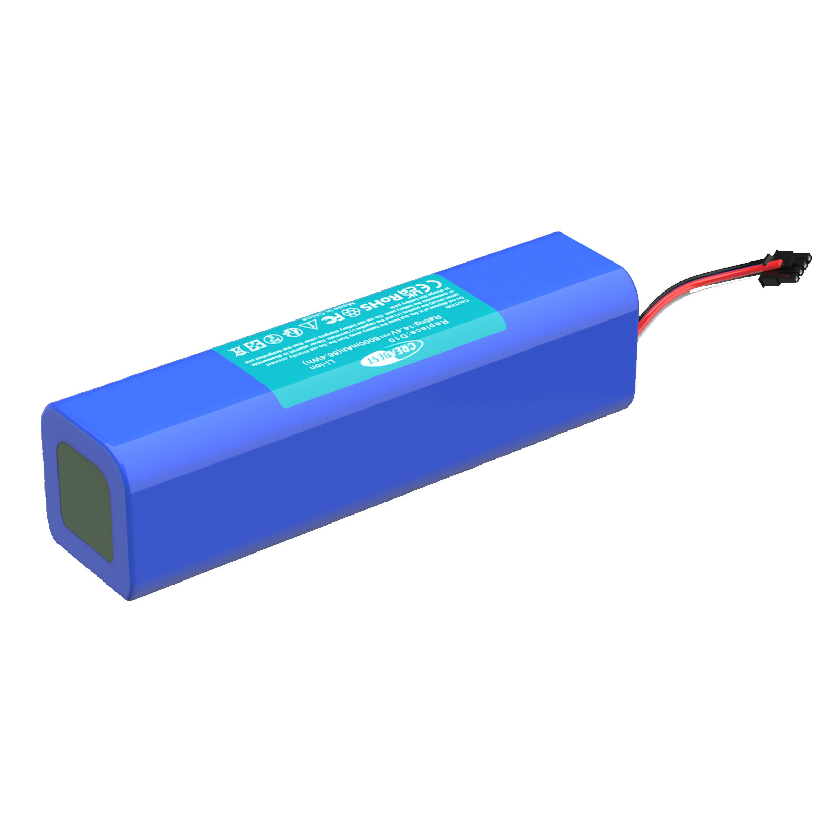 6000mAh 14.4V Li-ion P2150-4S2P-MMBK Battery For Dreame D10 D10 Plus D10s D9 L10