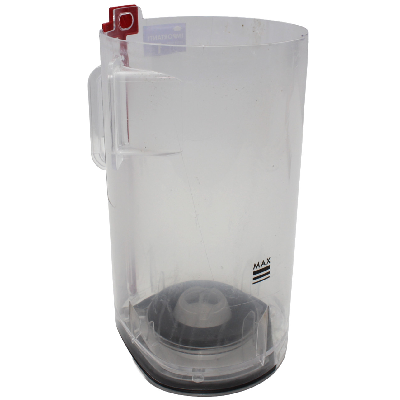 Dyson DC40 UP16 UP19 CANISTER DUST BIN DIRT CUP ONLY OEM Part # 923585-01 Red