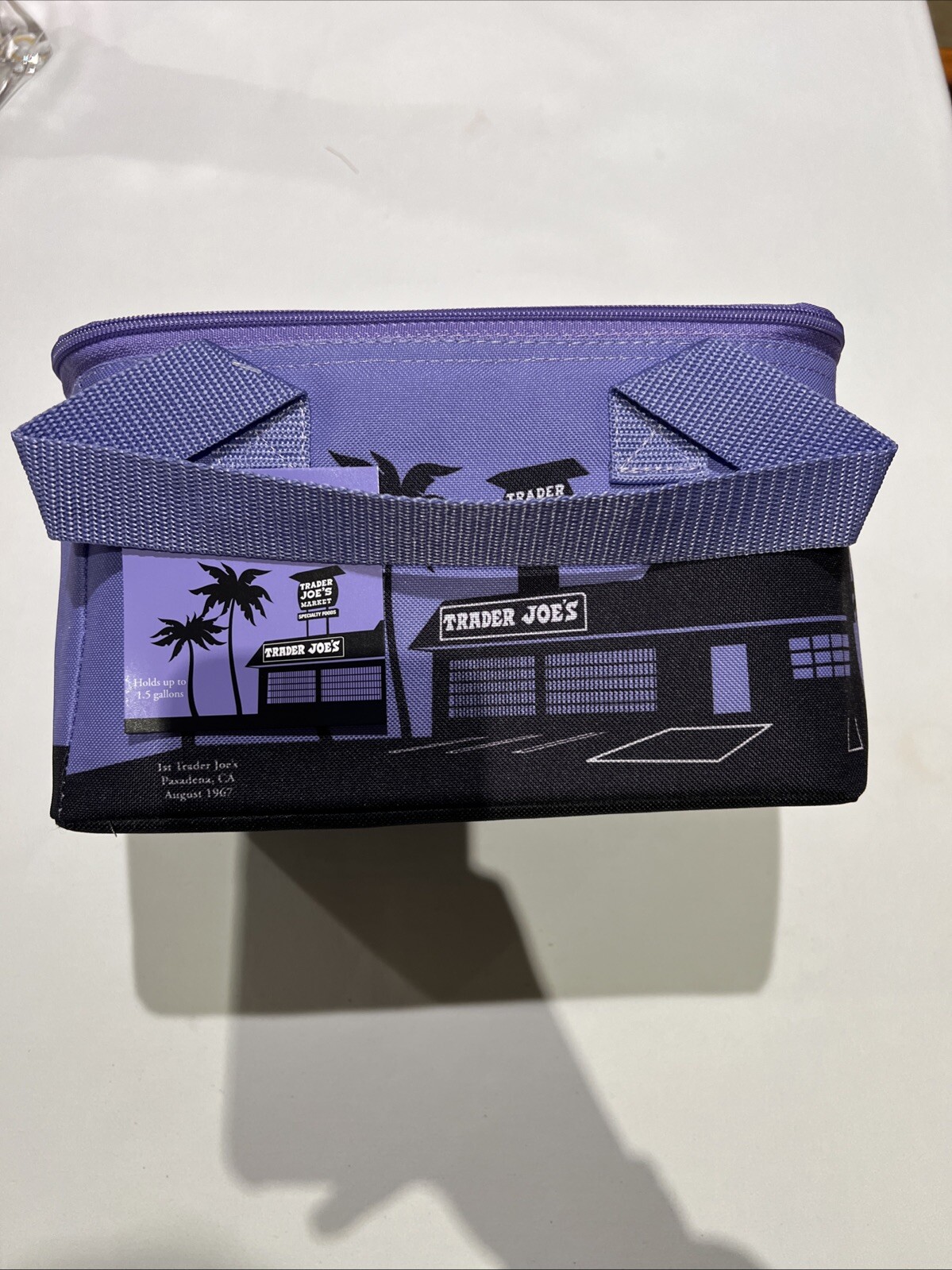 Trader Joe’s NWT Mini Insulated Tote Bag Lavender Purple. Free USPS Economy Ship